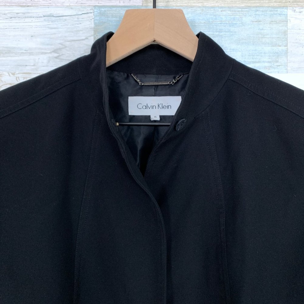 Calvin Klein Blazer Jacket Solid Black - image 2